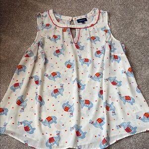 ModCloth Keyhole Llama tank